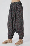 Pantalon Harem En Jersey Multicolore