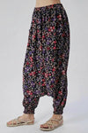 Pantalon Harem En Jersey Multicolore