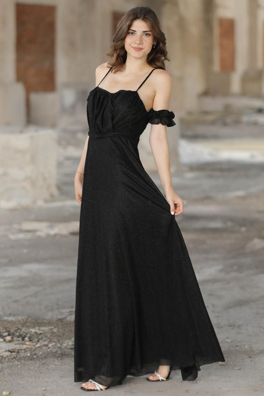 Kadın Simli Uzun Abiye