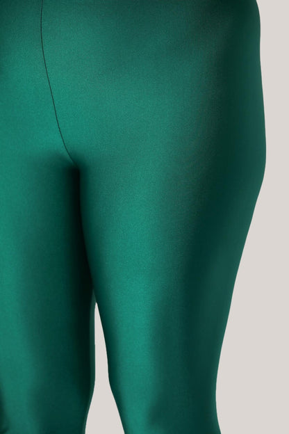 Leggings In Großen Größen, Smaragdgrün