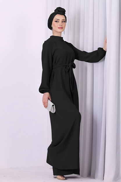 Langes Maxikleid Eleganten Hijab Kleid Damen - NTLM0007D4664SYH
