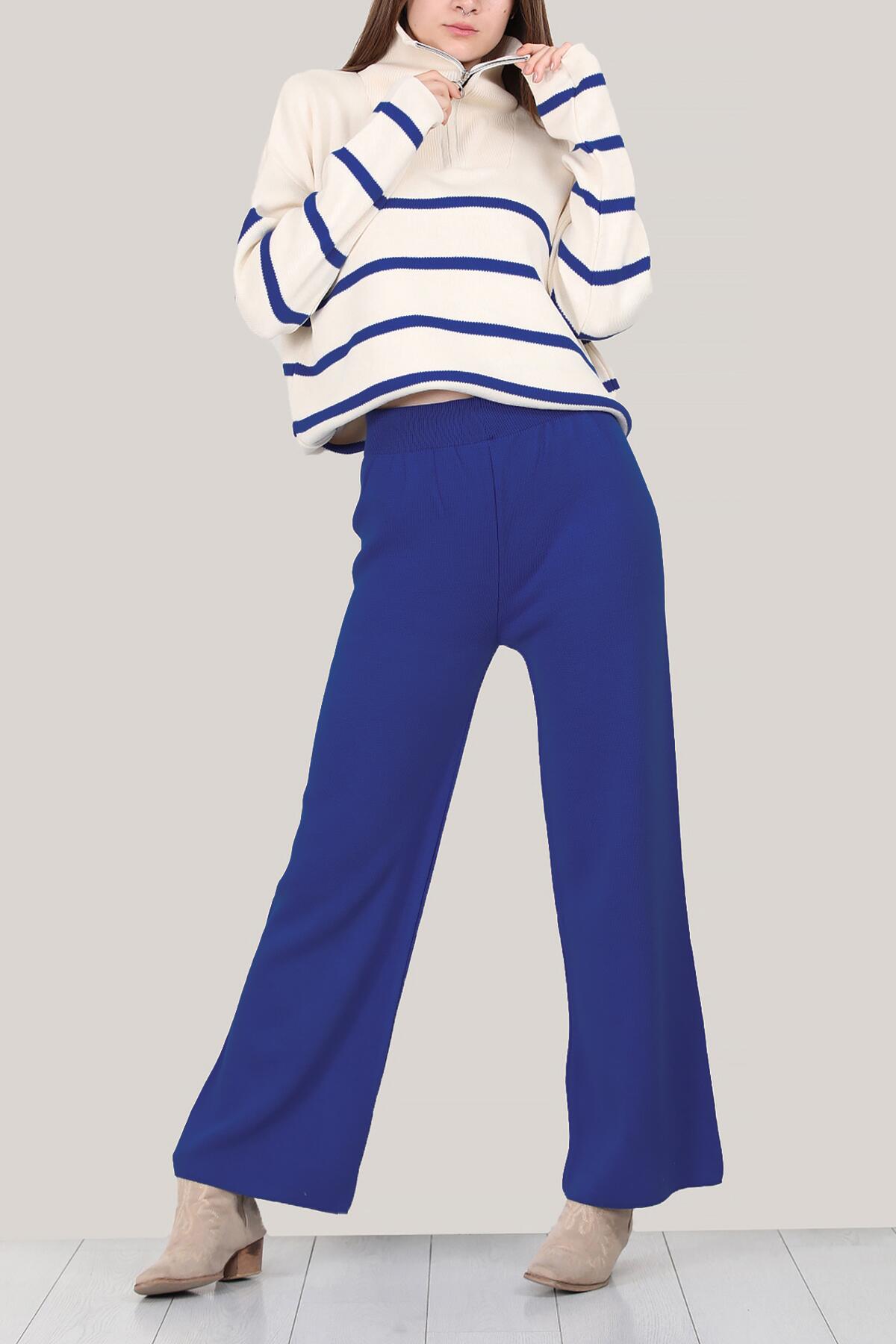 Knitted two-piece suit in beige one size - NTKM0007K3376LCV