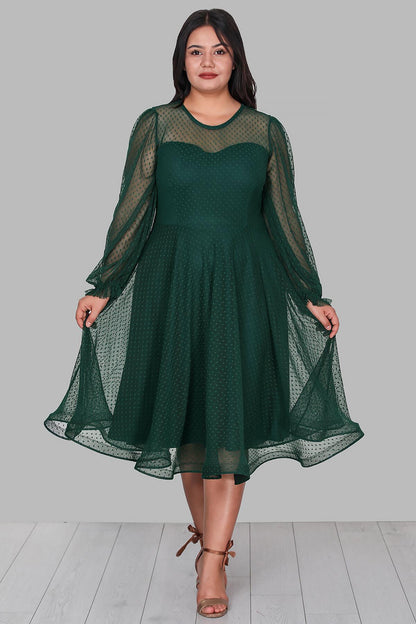 Abendkleid In Großen Größen – Smaragd