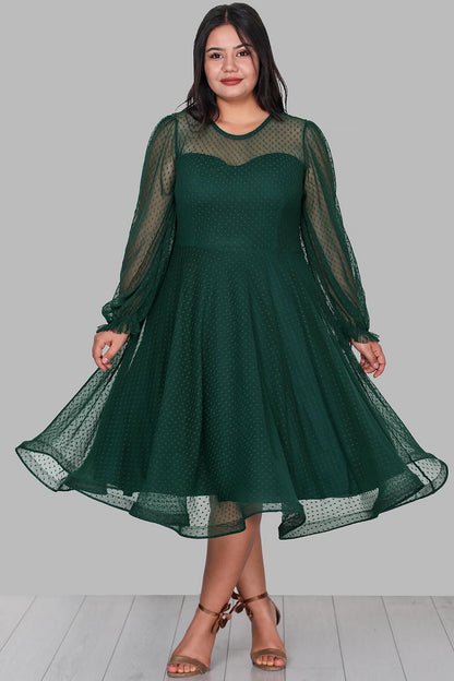 Abendkleid In Großen Größen – Smaragd