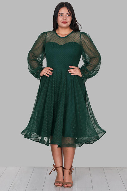 Abendkleid In Großen Größen – Smaragd