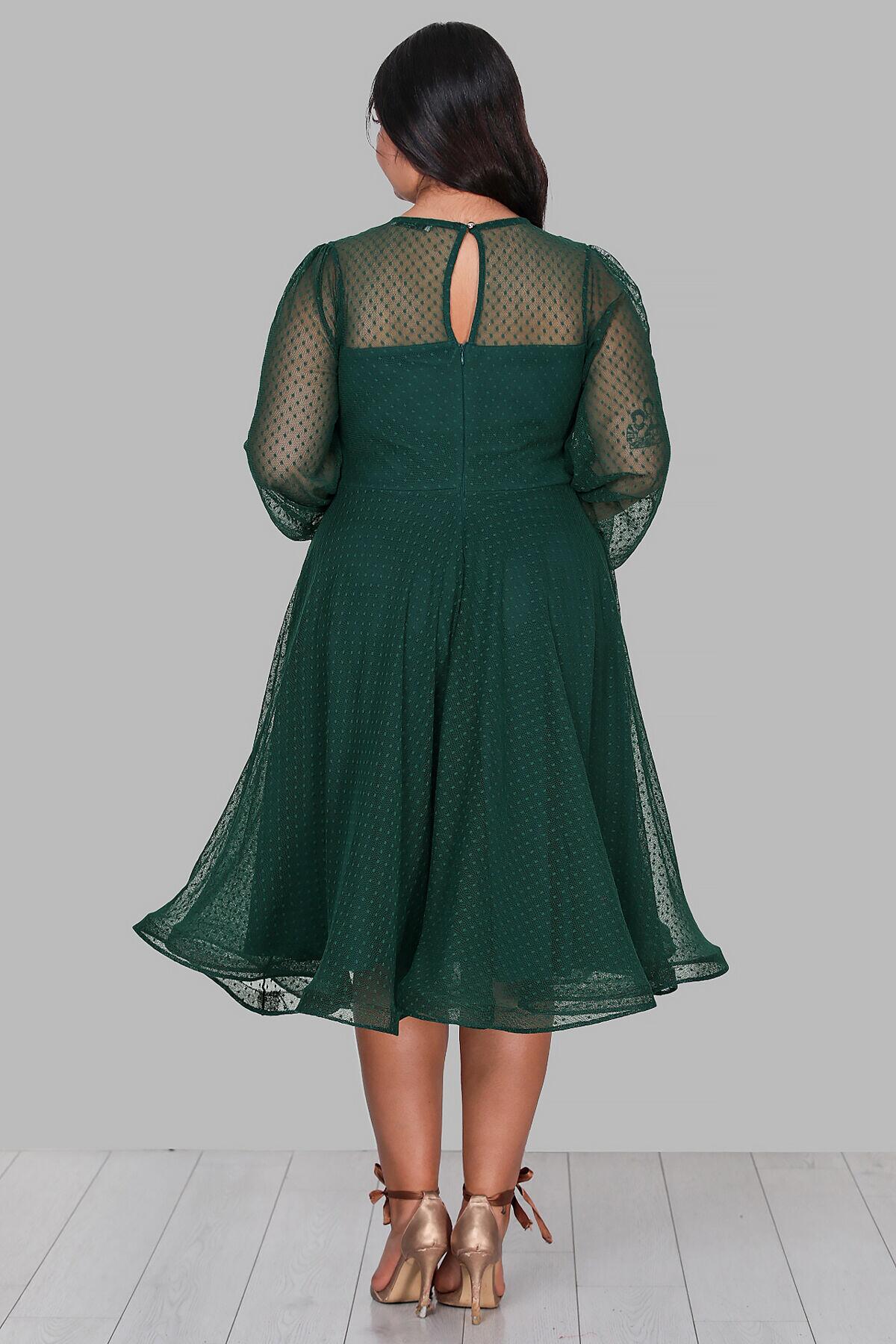 Abendkleid In Großen Größen – Smaragd