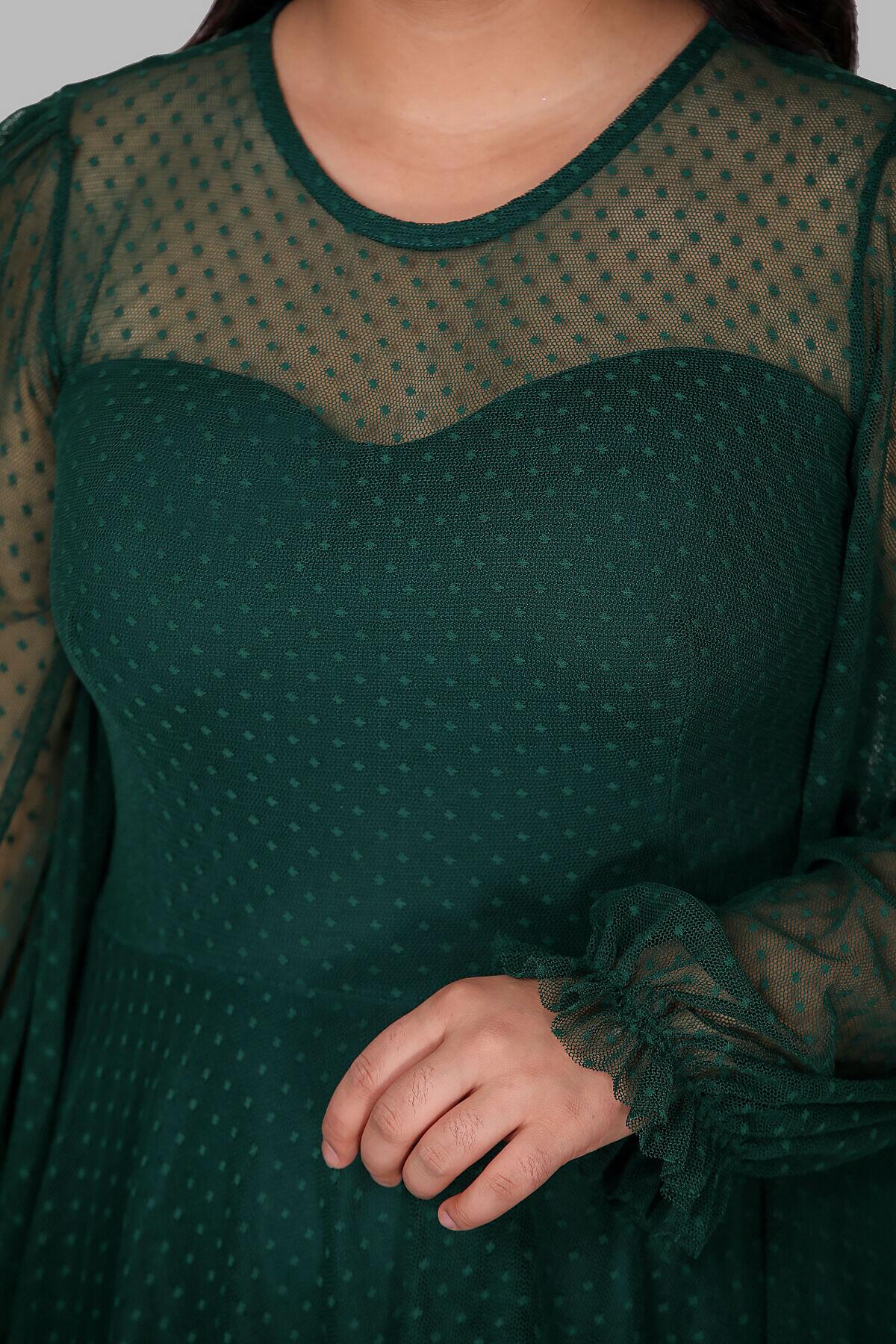 Abendkleid In Großen Größen – Smaragd