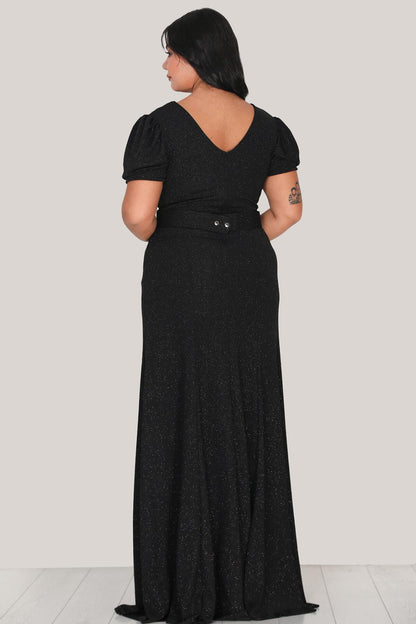 Abendkleid In Großen Größen — Schwarz