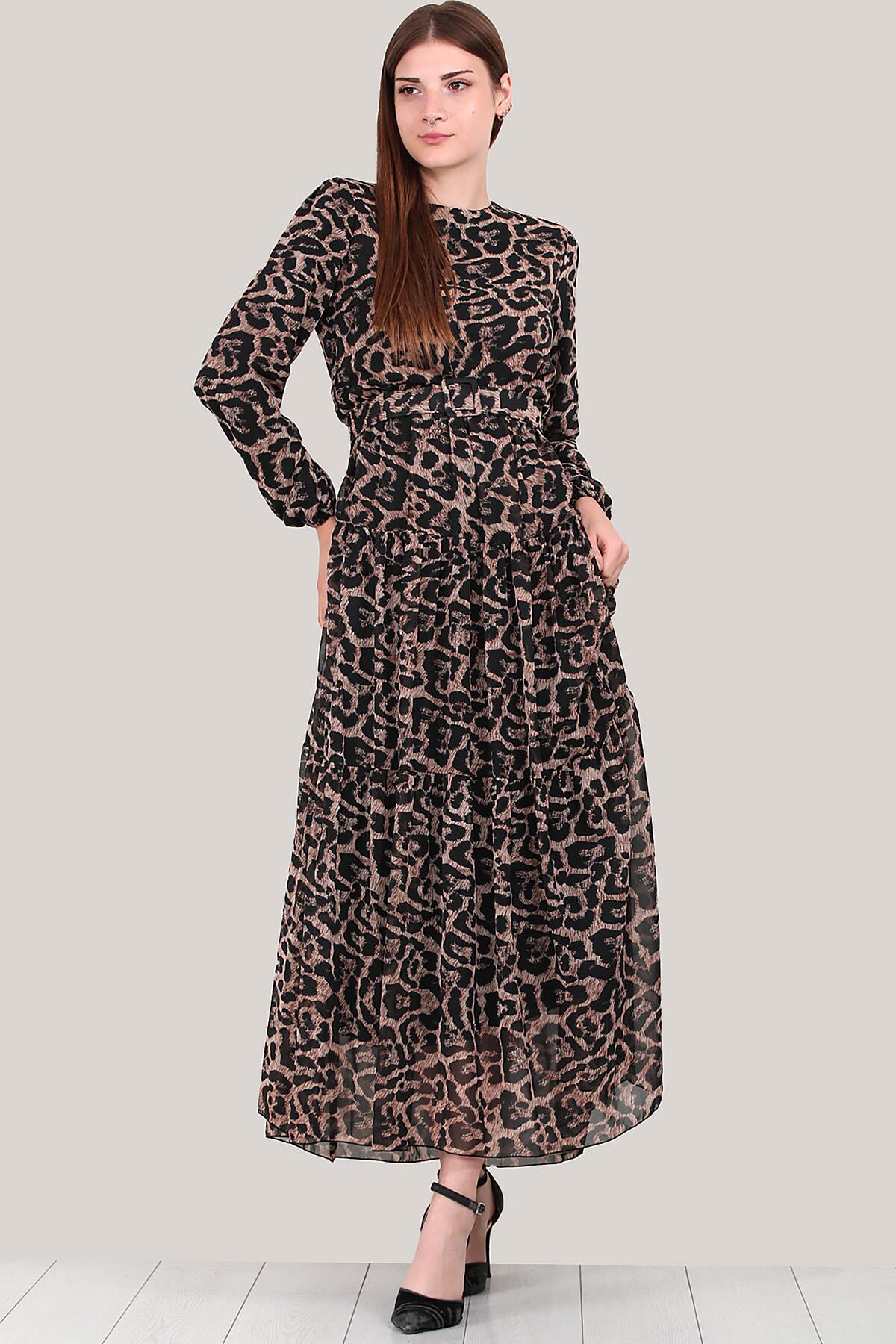 Multicolor Chiffon Maxi Dress