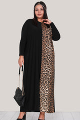 Robe Longue Grande Taille – Noir