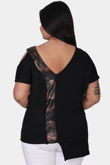Blouse Grande Taille — Noir