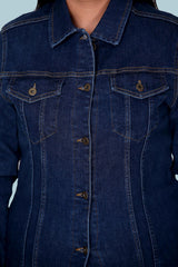 Veste En Denim Grande Taille