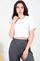 T - Shirt Court Femme — Blanc