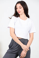 T - Shirt Court Femme — Blanc