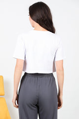 T - Shirt Court Femme — Blanc