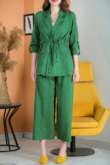 Ensemble Deux Pièces Flammé — Vert