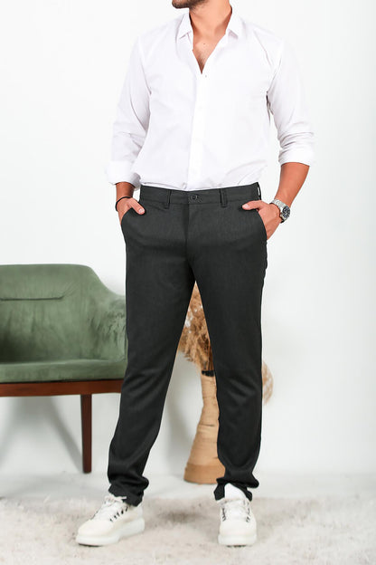 Herren - Stoffhose - Anthrazit