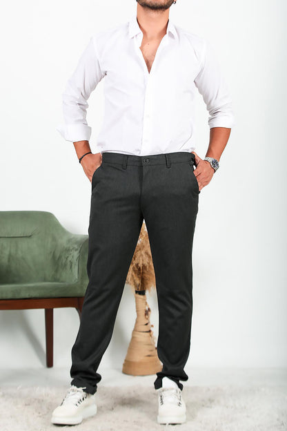 Herren - Stoffhose - Anthrazit