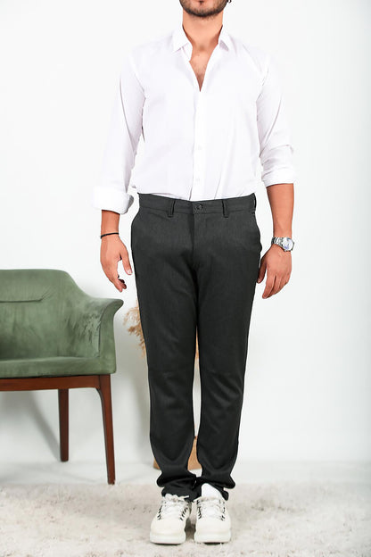 Herren - Stoffhose - Anthrazit