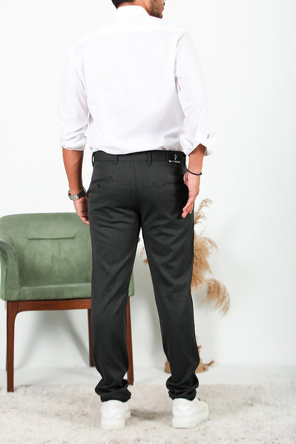 Herren - Stoffhose - Anthrazit