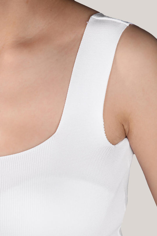 Cropped Blouse — Off - White