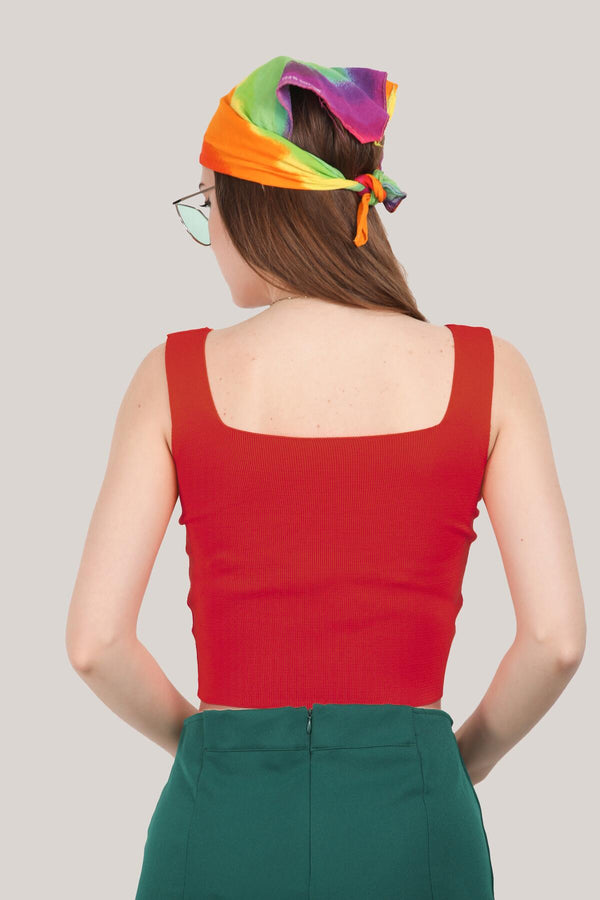 Korte Blouse - Rood