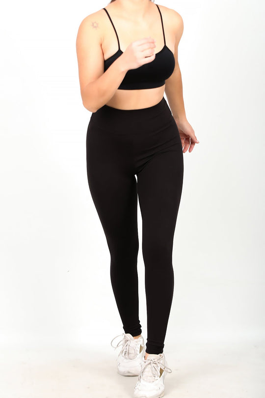 High - Waist Legging - Zwart