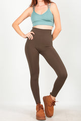 Legging Taille Haute – Marron