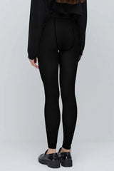 Legging Thermique Doublé Polaire — Noir