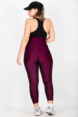Legging Grande Taille — Prune