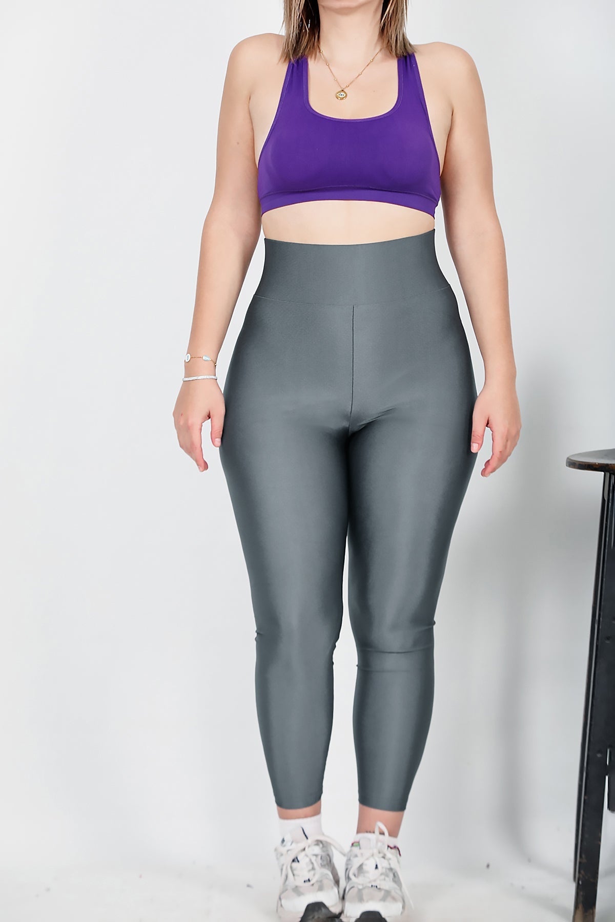 Legging In Grote Maat — Grijs