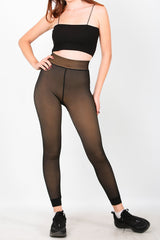 Legging Thermique Doublé Polaire — Marron