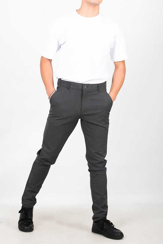 Herrenhose Aus Baumwollmix — Anthrazit