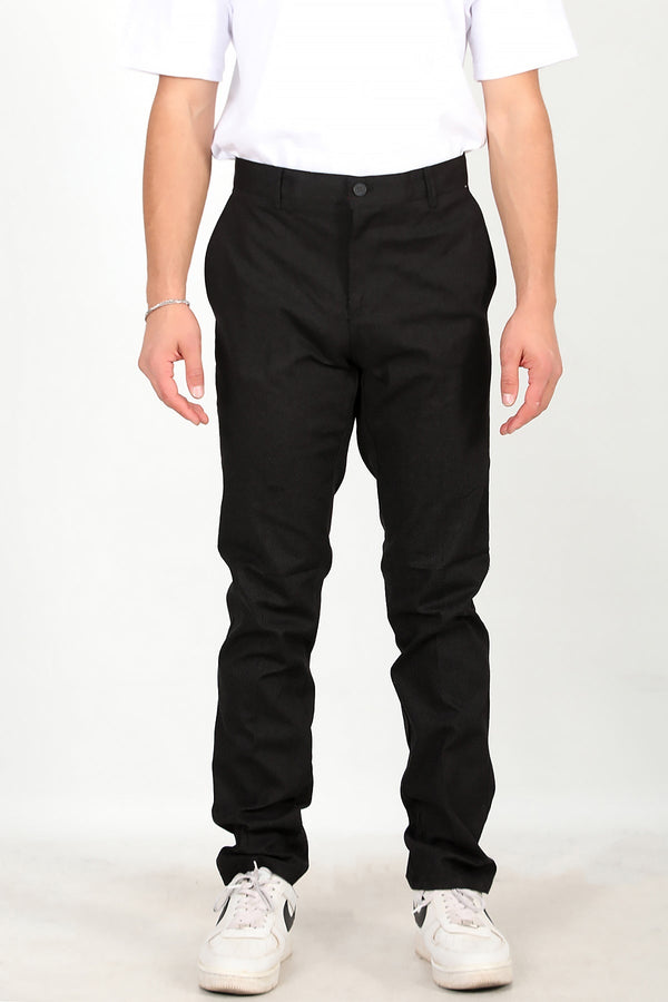 Heren Stoffen Broek – Zwart