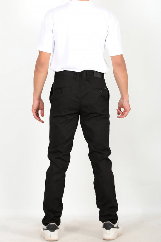 Heren Stoffen Broek – Zwart
