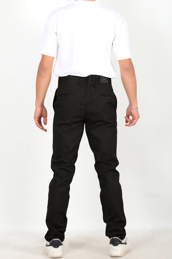 Heren Stoffen Broek – Zwart
