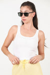 Body Met Brede Bandjes — Wit