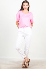 Pantalon À Franges, Blanc