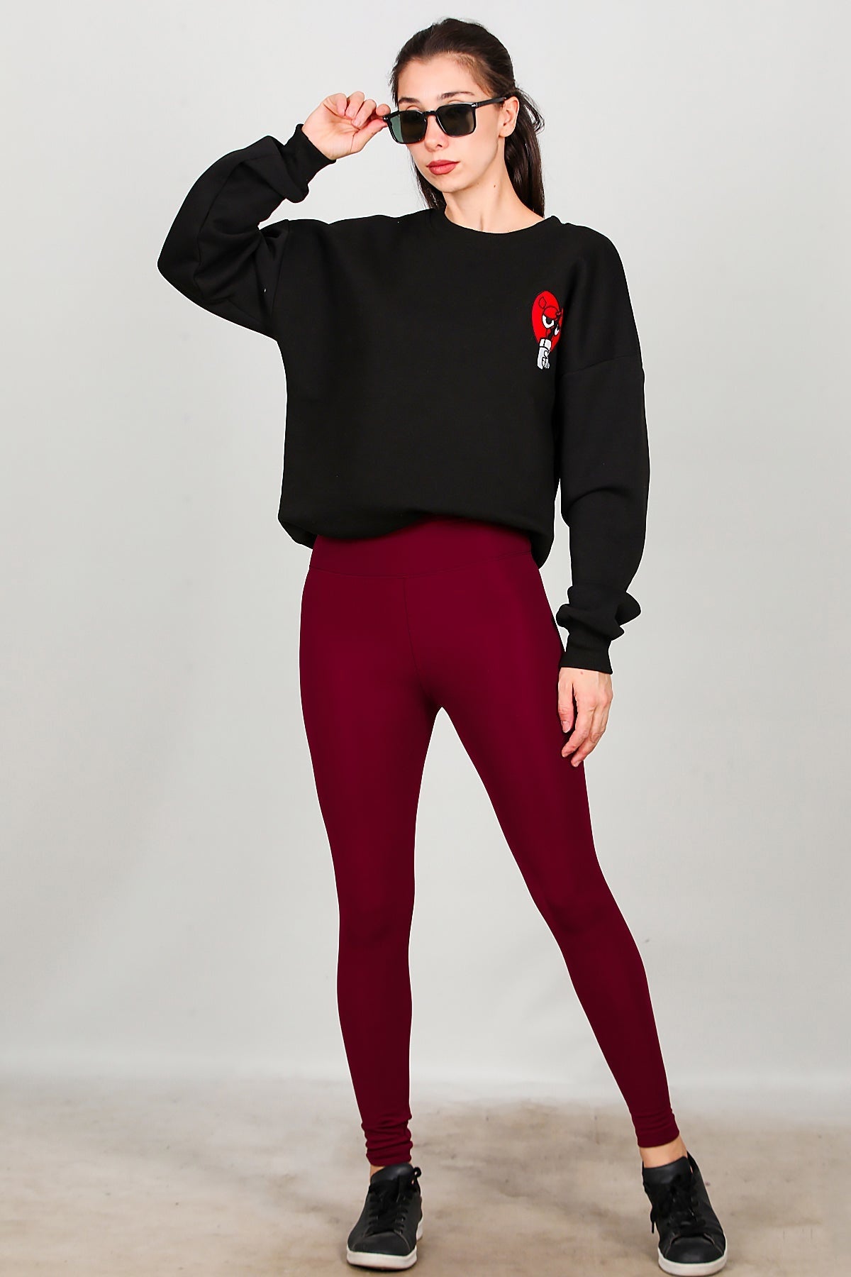 Legging — Bordeaux