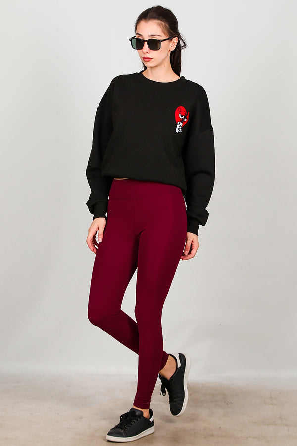 Legging — Bordeaux