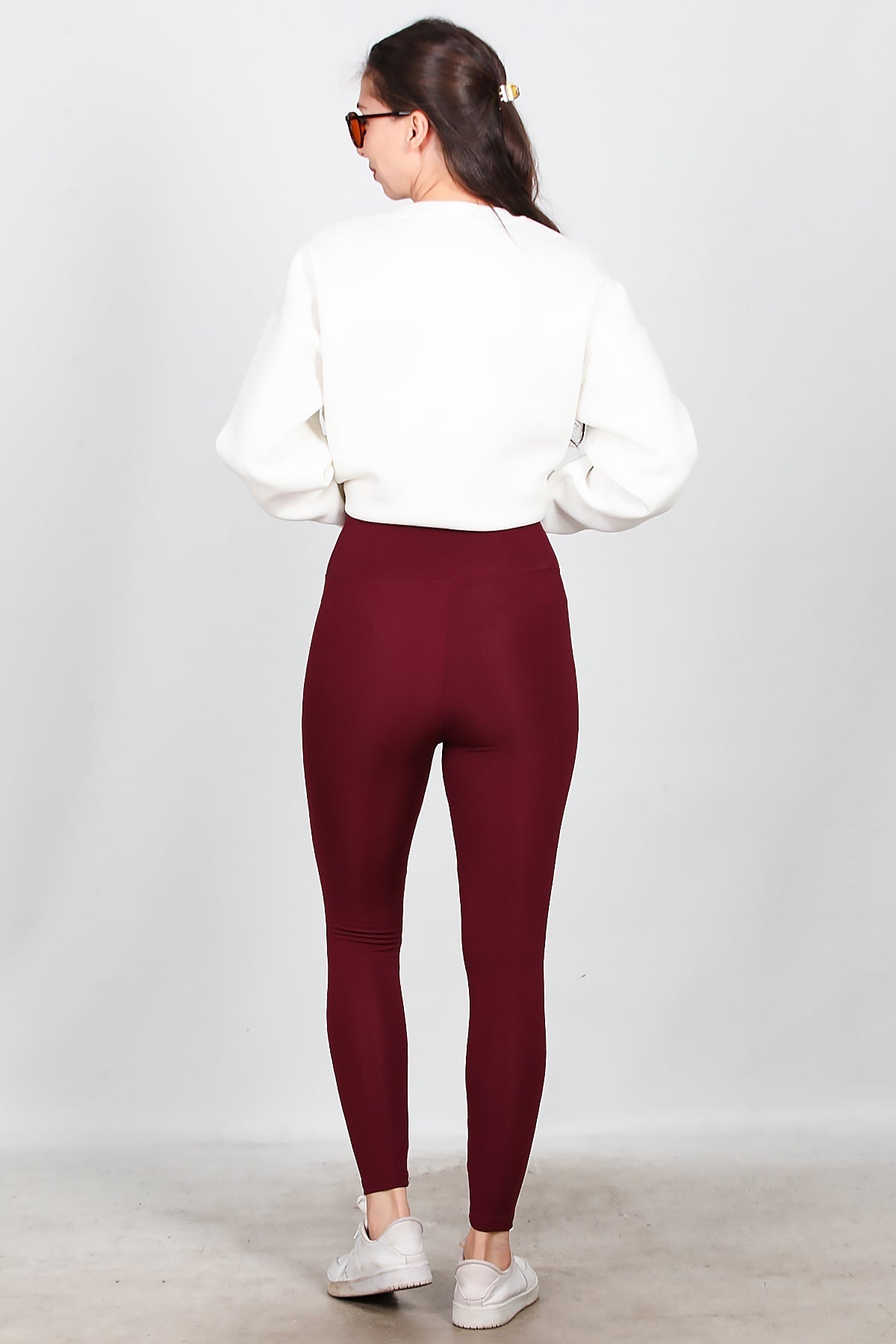 Bordeaux High - Waist Legging