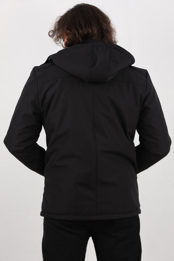 Heren Jack Met Capuchon – Zwart