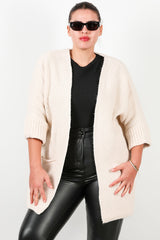 Gilet Grande Taille Avec Poches — Stone
