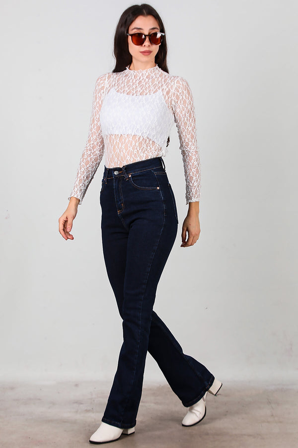 Denim Flared Jeans