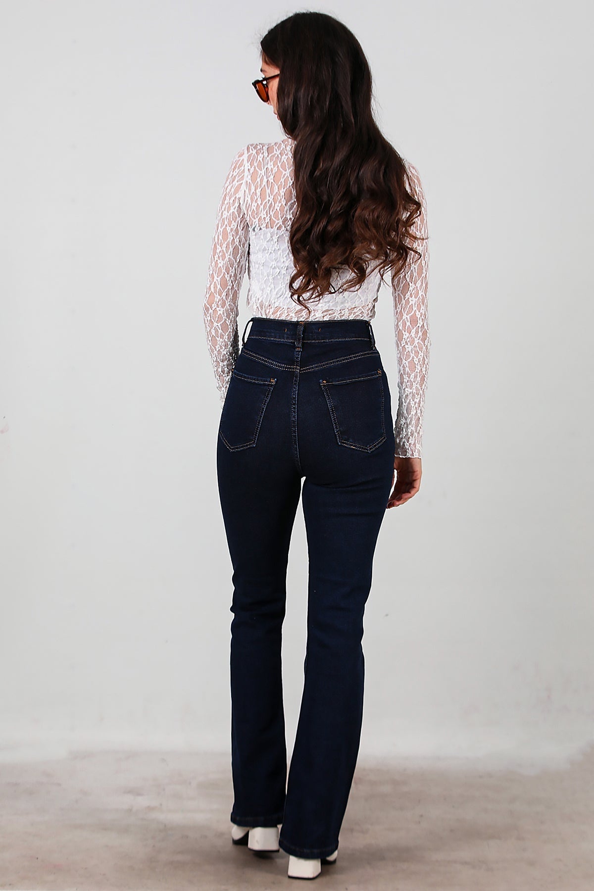 Denim Flared Jeans