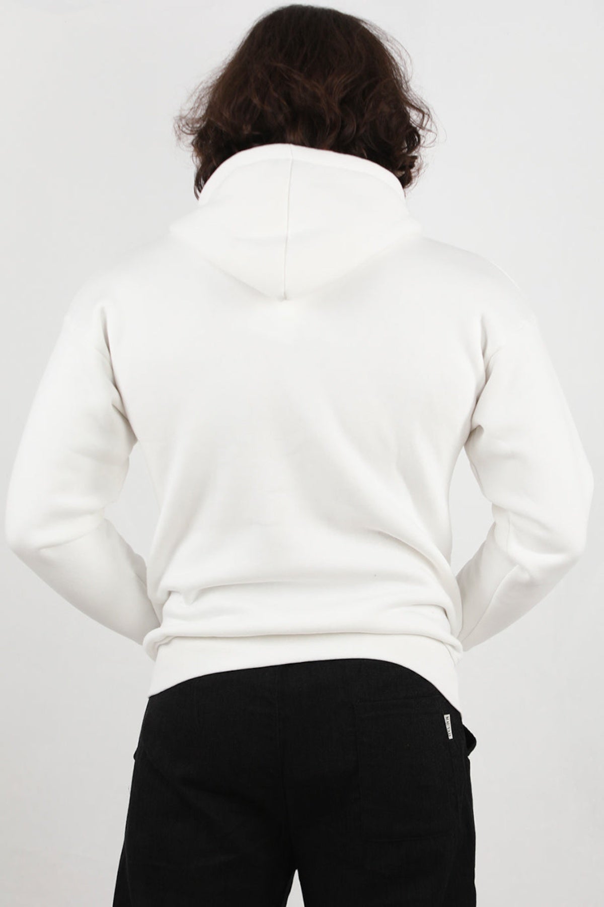 Erkek Kapşonlu Önü Fermuarlı Ceket 