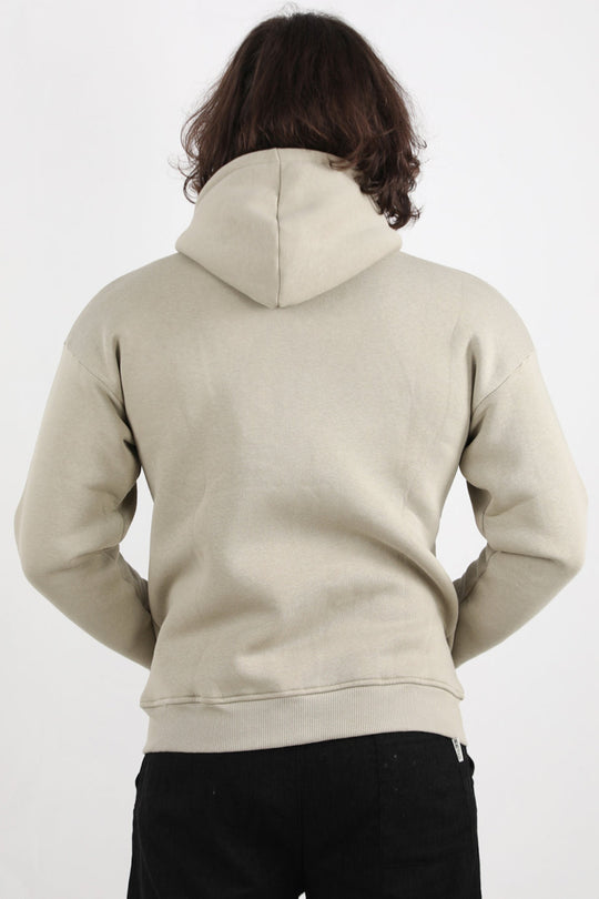 Herenjack Met Capuchon En Ritssluiting — Khaki