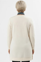 Tunique Grande Taille À Foulard - Off - White