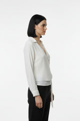 Müslim Tencel Blouse – Ecru
