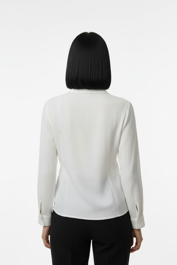 Müslim Tencel Blouse – Ecru
